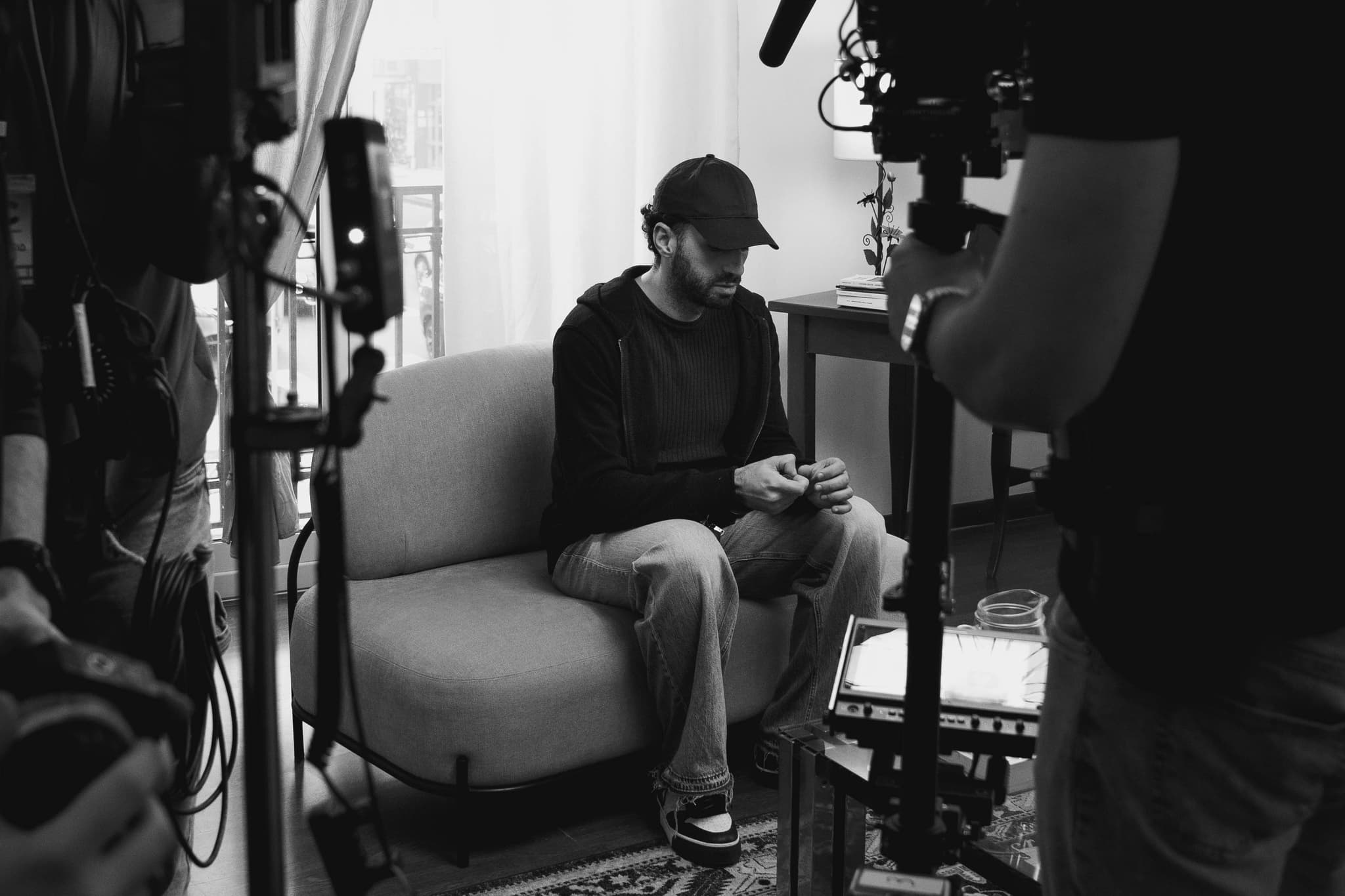 Backstage cortometraggio fotografato a Messina, Sicilia