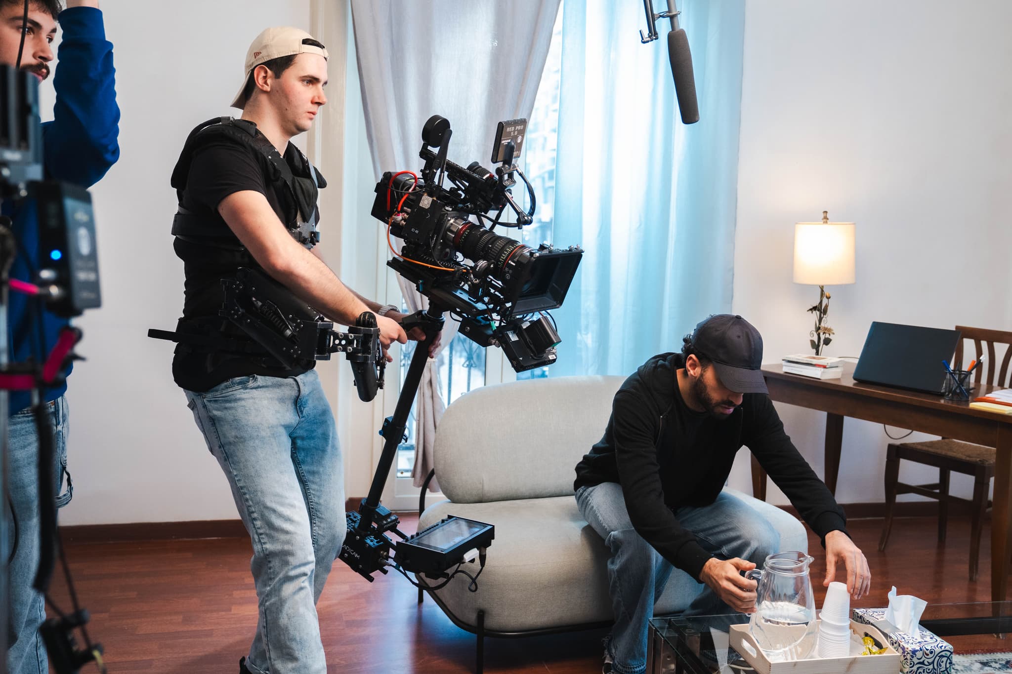 Fotografa set cinematografico Messina - momento di regia