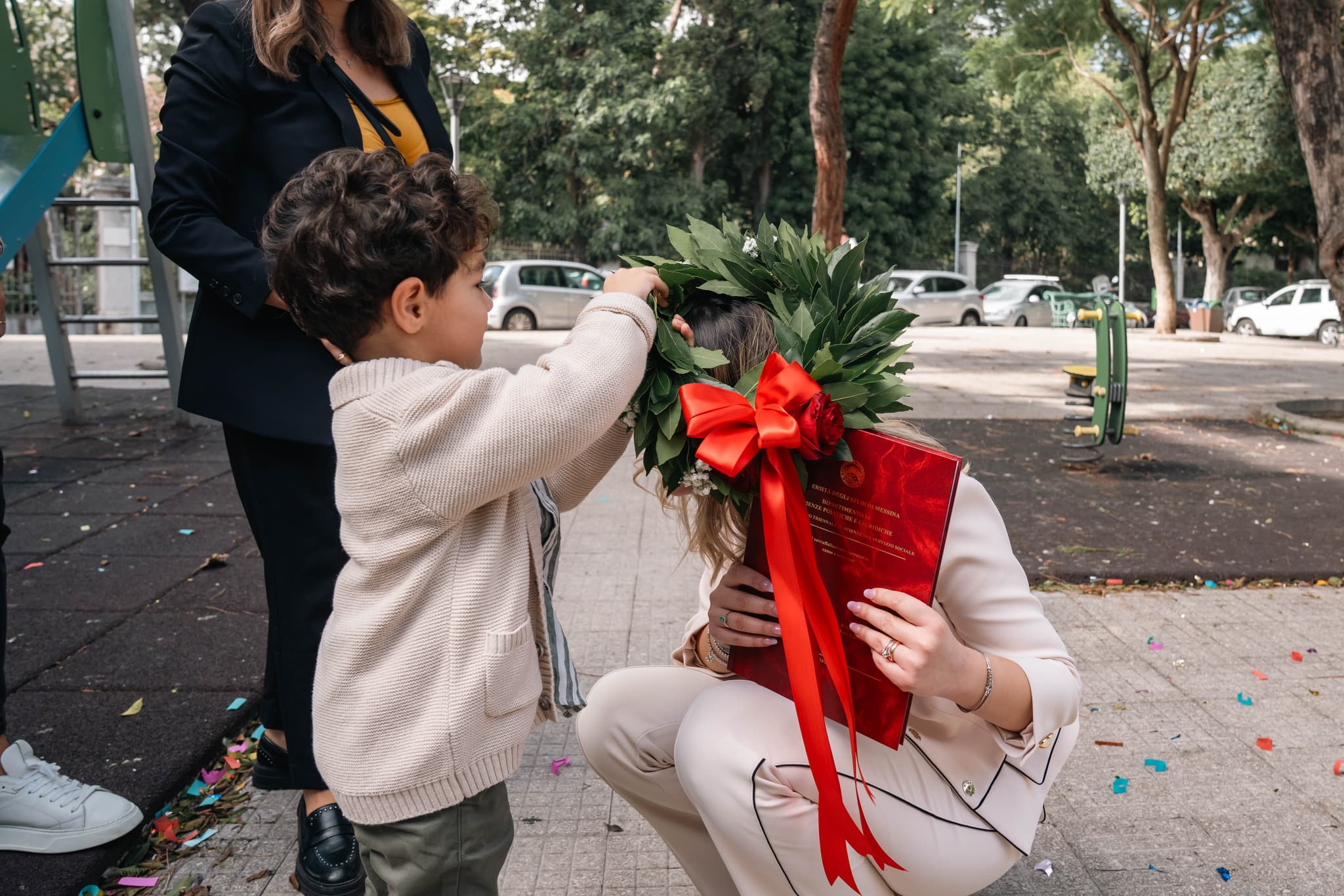 Ritratto di laurea elegante a Messina