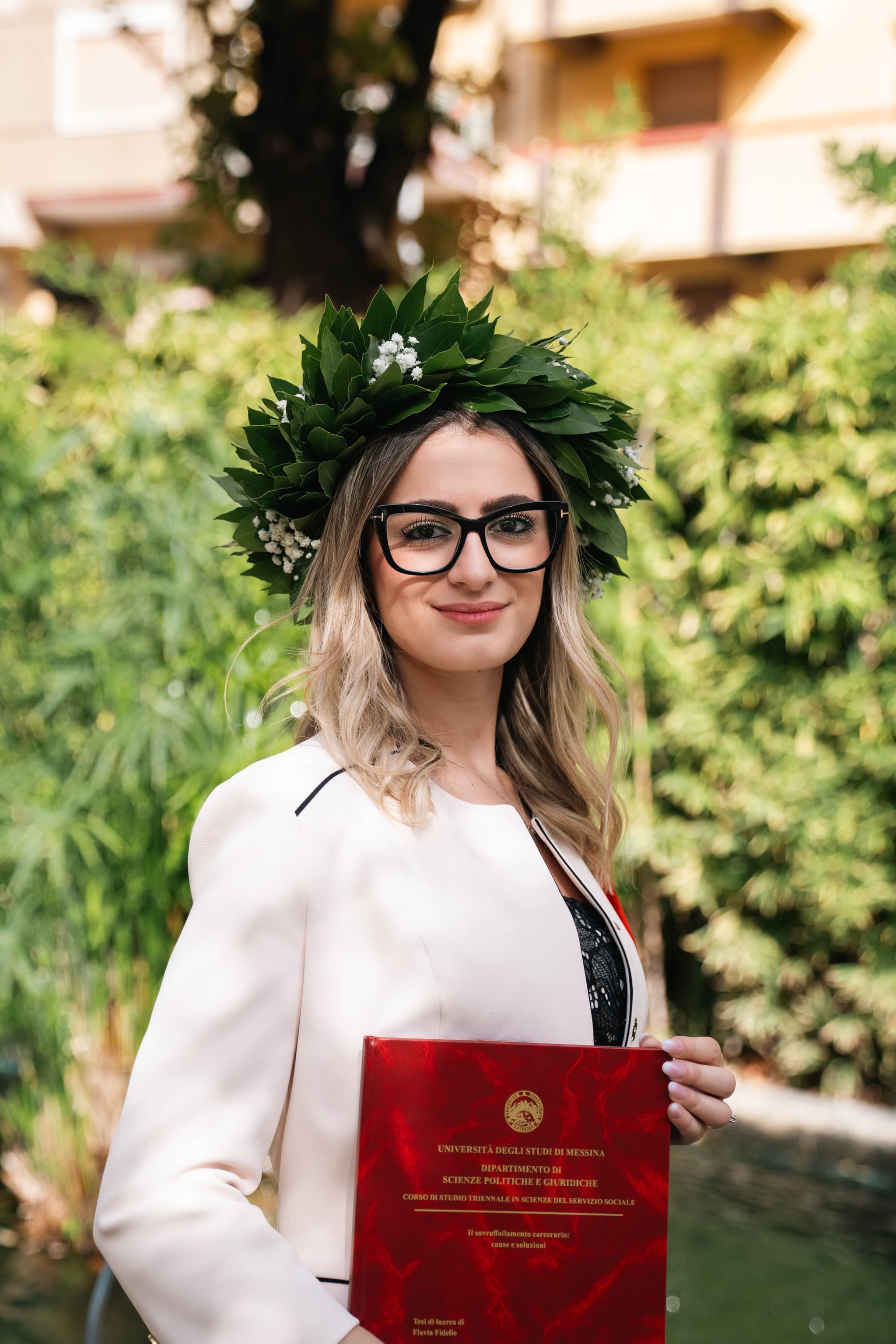 Shooting fotografico laurea outdoor Messina