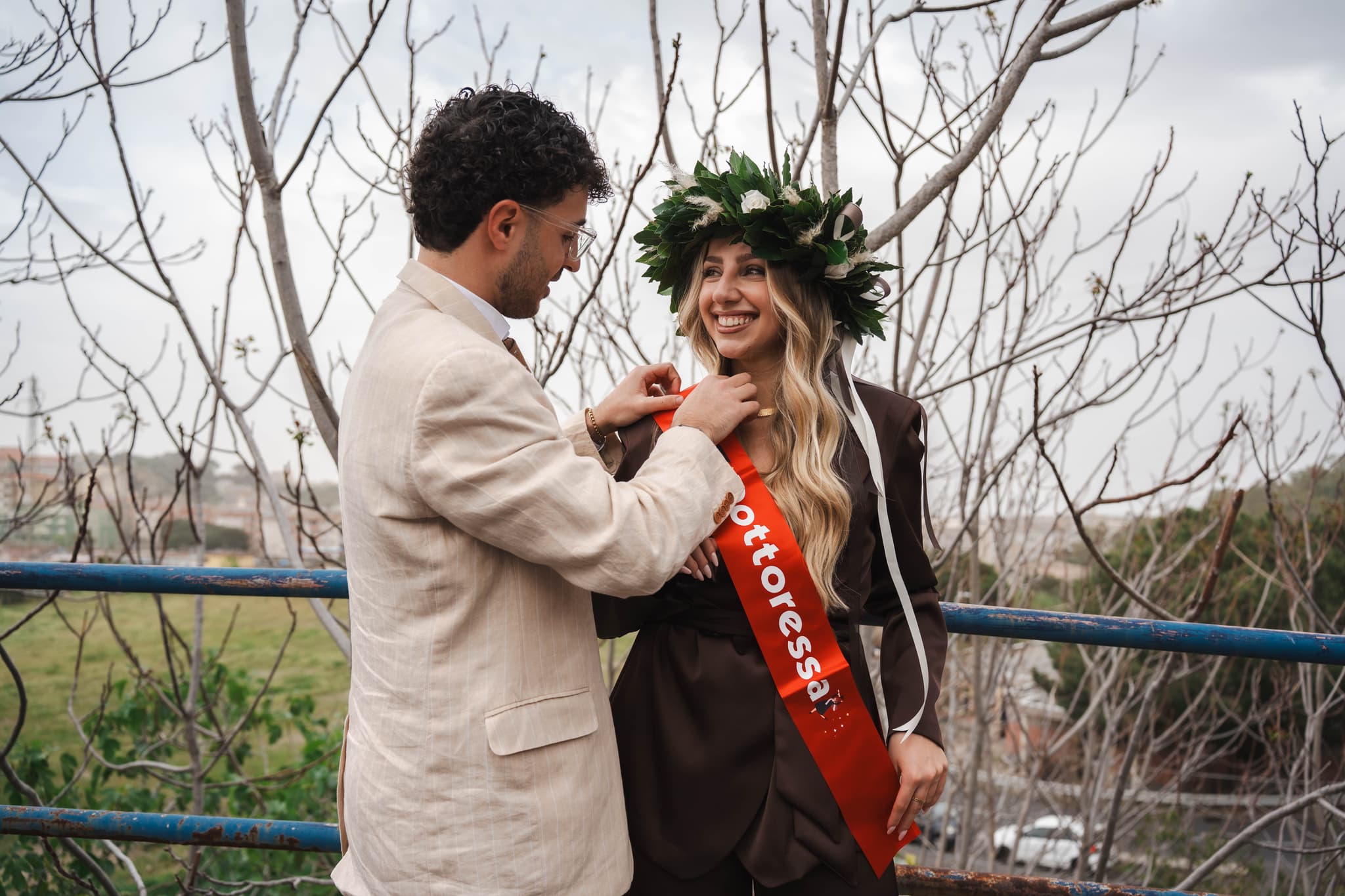 Shooting laurea in location Messina - Giuliana