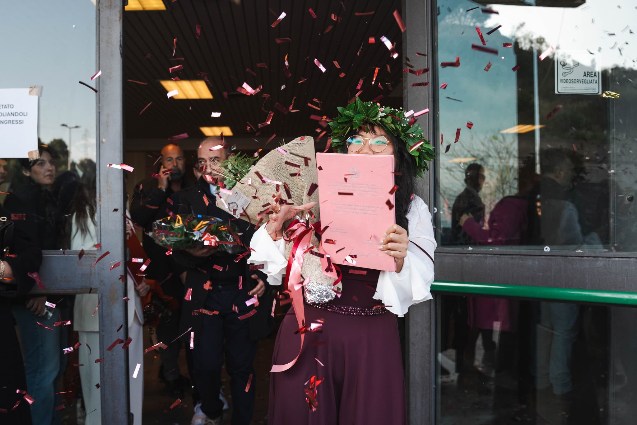 Shooting laurea emozionale a Messina - sorriso Kelly