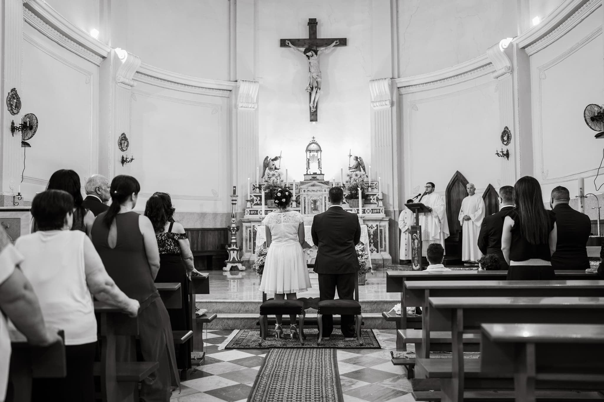 Fotografia di matrimonio a Messina - sposi durante la cerimonia